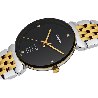 Rado Florence Classic Black Two-Tone Stainless Steel Watch 38 mm
