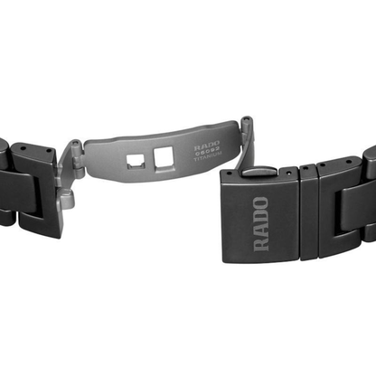 Rado Captain Cook Black Skeleton Ceramic Automatic Watch 43 mm