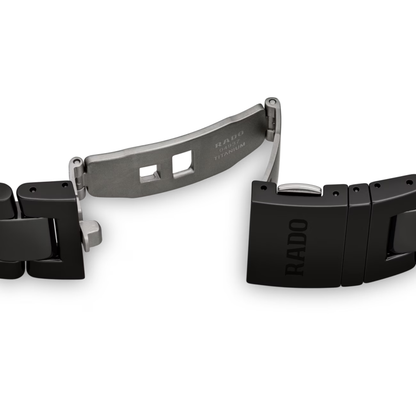 Rado Captain Cook Black Ceramic Titanium Automatic Watch 43 mm