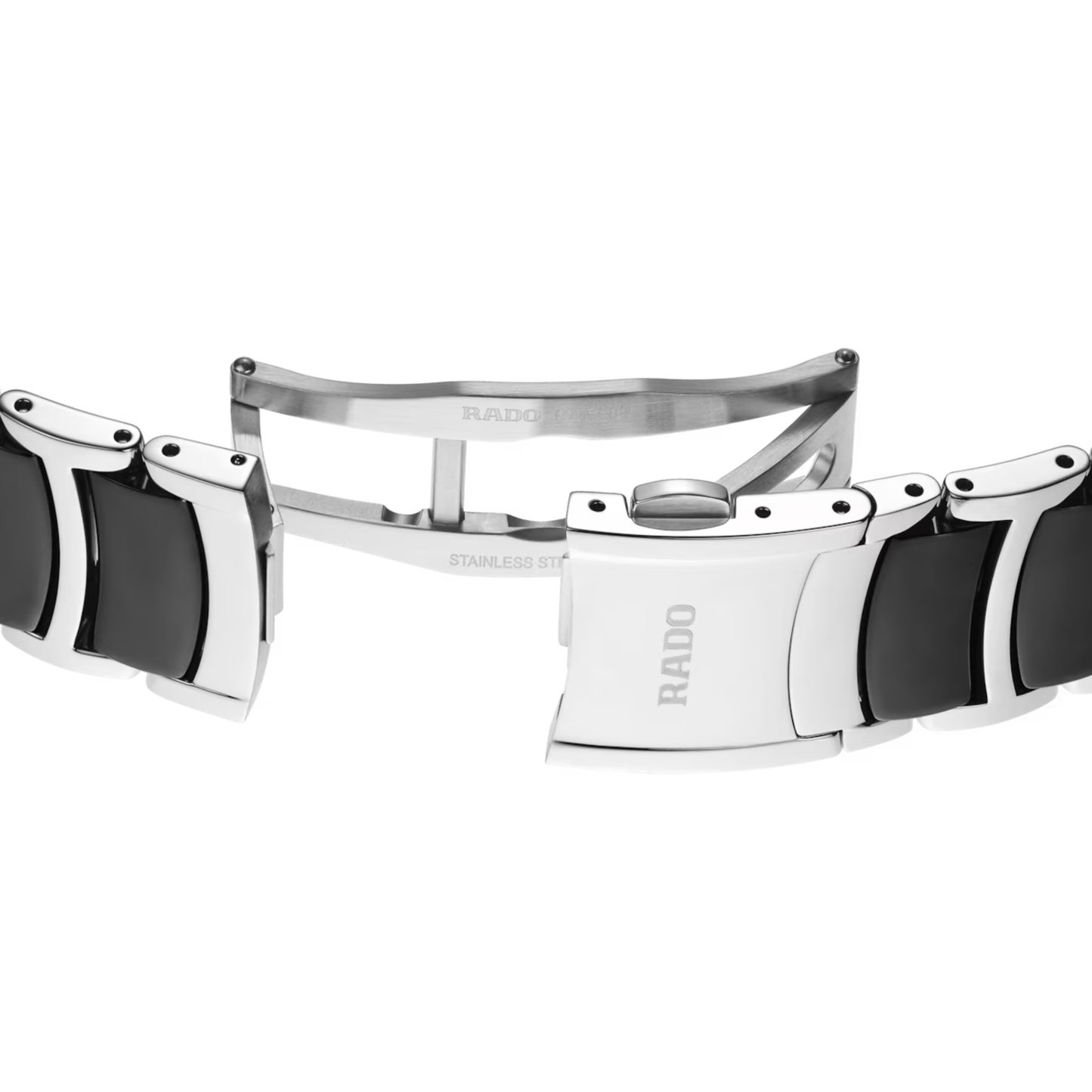 Rado Centrix Diamonds Black Two-Tone Automatic Watch 39.5 mm