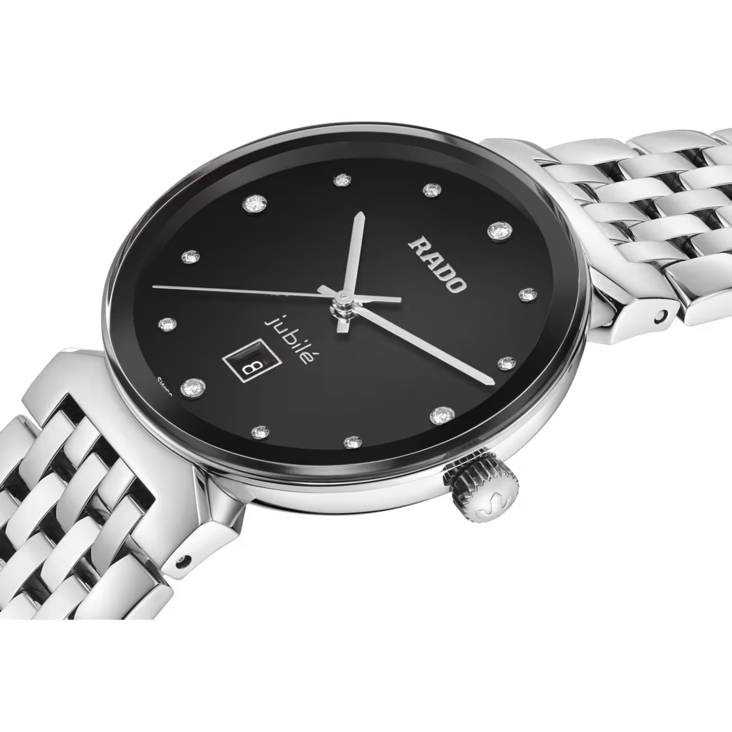 Rado Florence Classic Black Stainless Steel Watch 30 mm