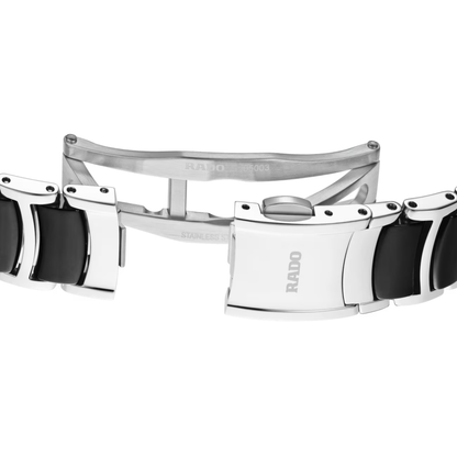 Rado Centrix Automatic Diamonds Black Dial Two-Tone Stainless Steel Men’s Watch 30.5mm