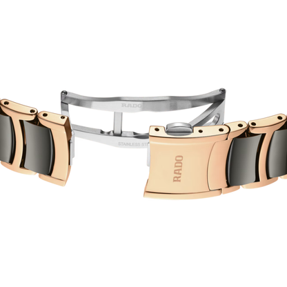 Rado Centrix Diamonds Grey Two-Tone Automatic Watch 39.5 mm