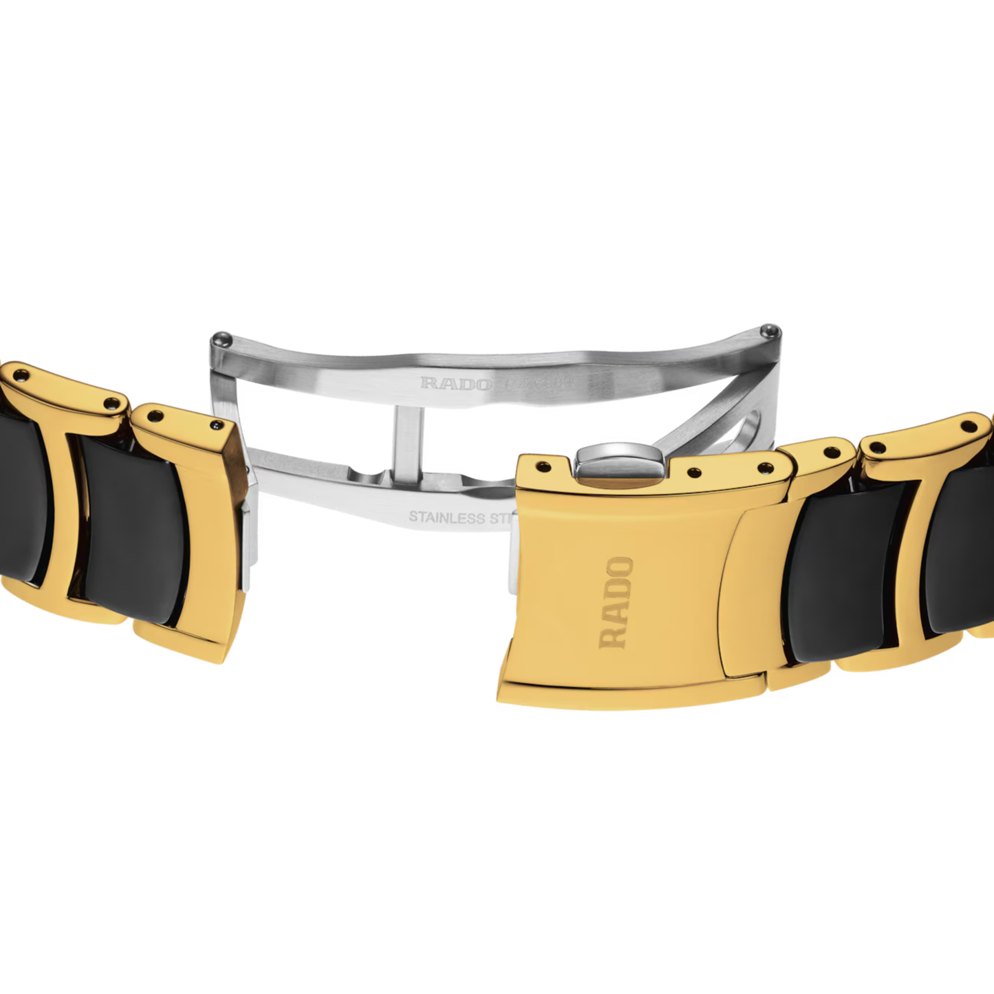 Rado Centrix Diamond Index Black Two-Tone Automatic Watch 39.5 mm