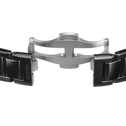 Rado True Square Black Ceramic Titanium Watch 29.2 mm