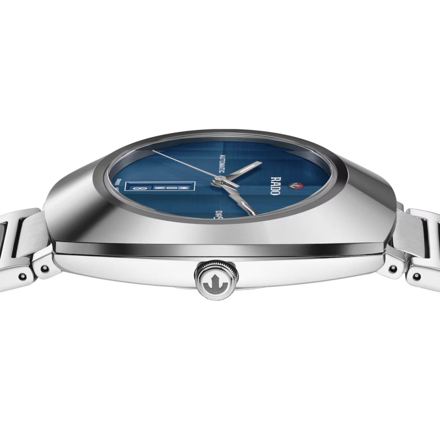 Rado DiaStar Original Blue Stainless Steel Automatic Watch 38 mm