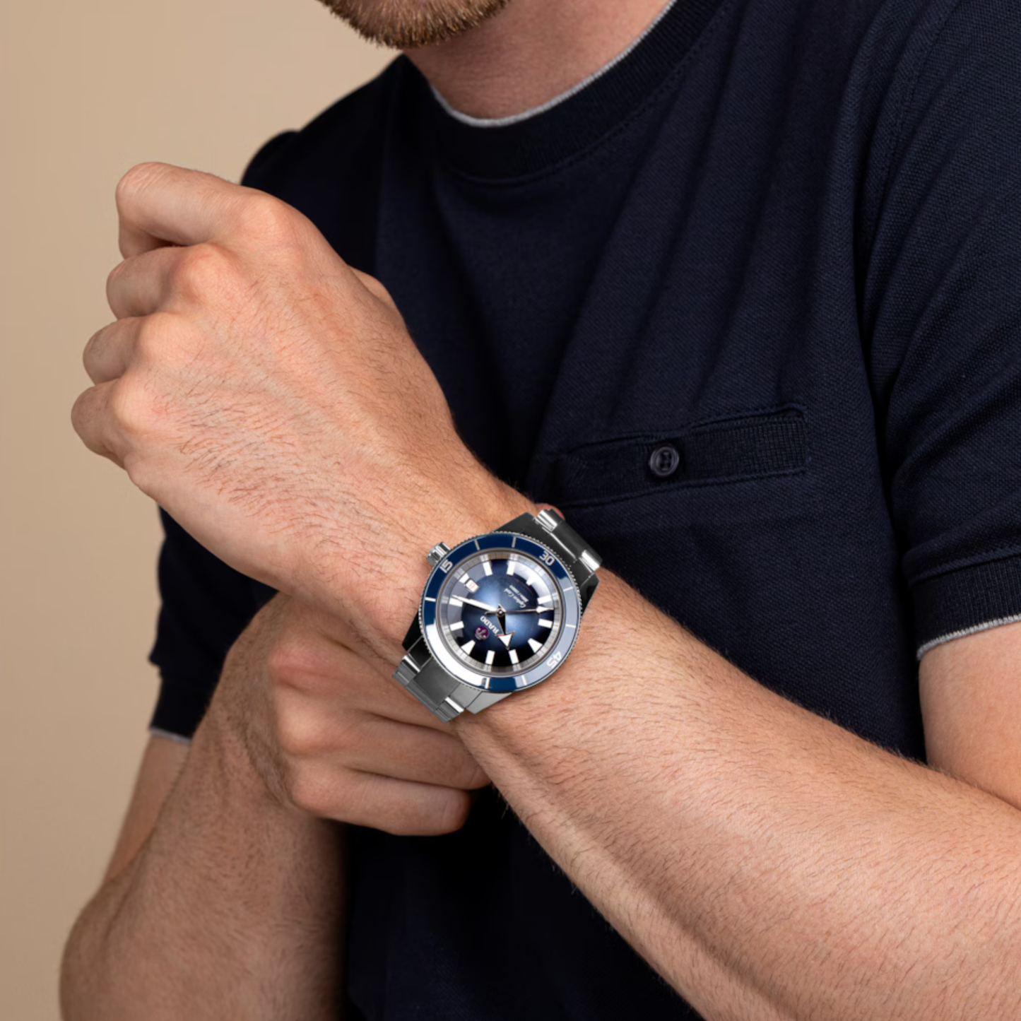 Rado Captain Cook Blue Stainless Steel Ceramic Automatic Watch 42 mm