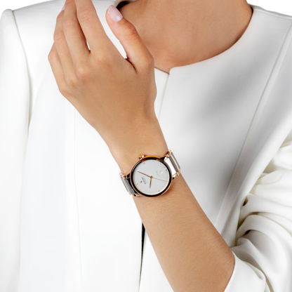 Rado Centrix Diamonds Grey Two-Tone Automatic Watch 39.5 mm