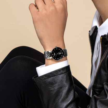 Rado Florence Classic Black Stainless Steel Watch 30 mm