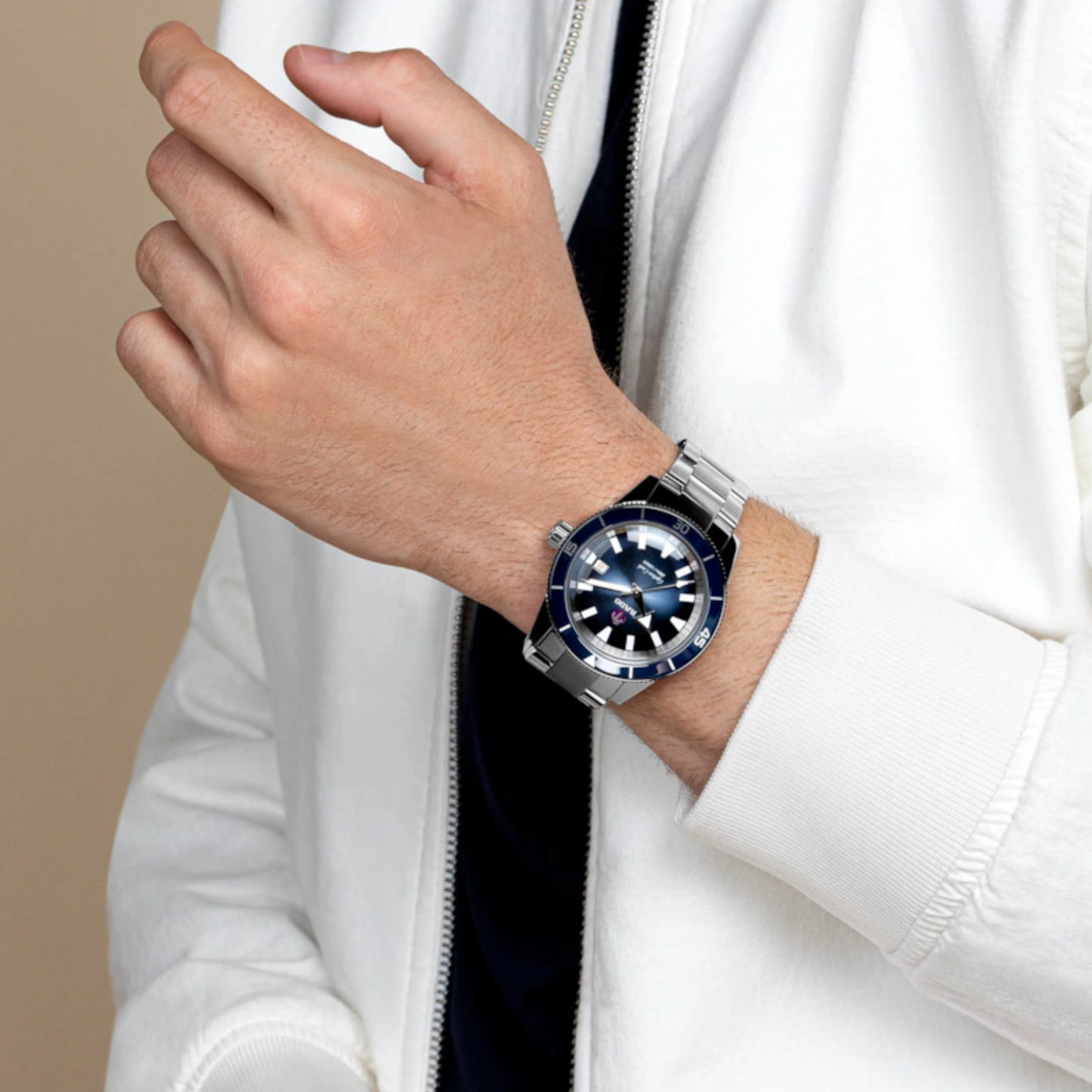 Rado Captain Cook Blue Stainless Steel Ceramic Automatic Watch 42 mm