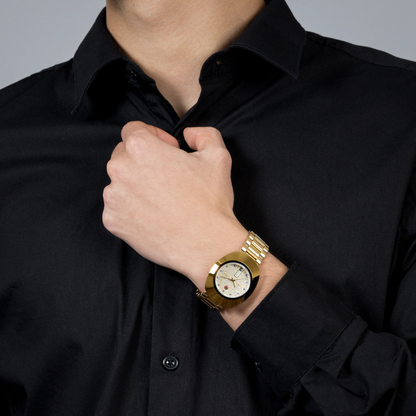 Rado DiaStar Original Gold Stainless Steel Watch 35 mm