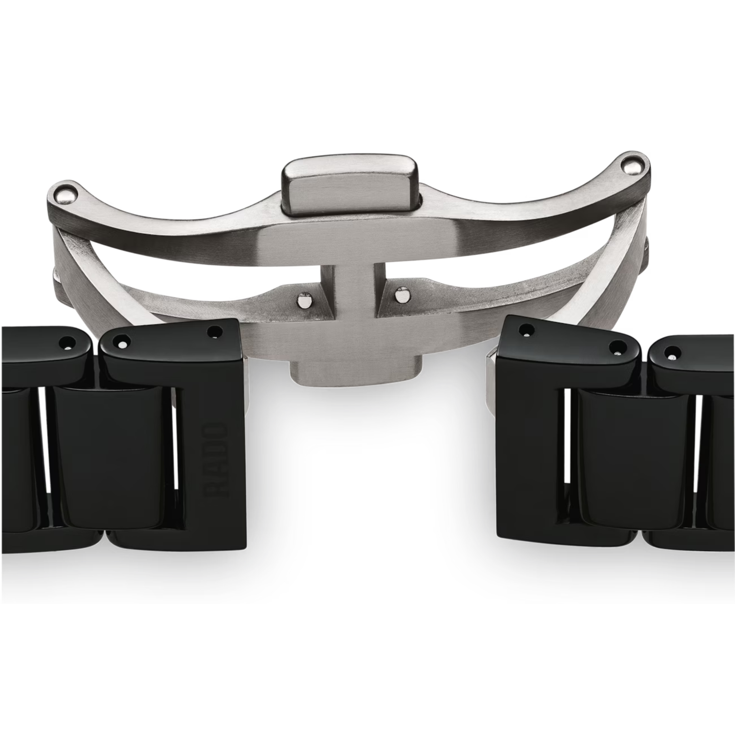 Rado True Square Black Diamond Ceramic Automatic Watch 29.2 mm