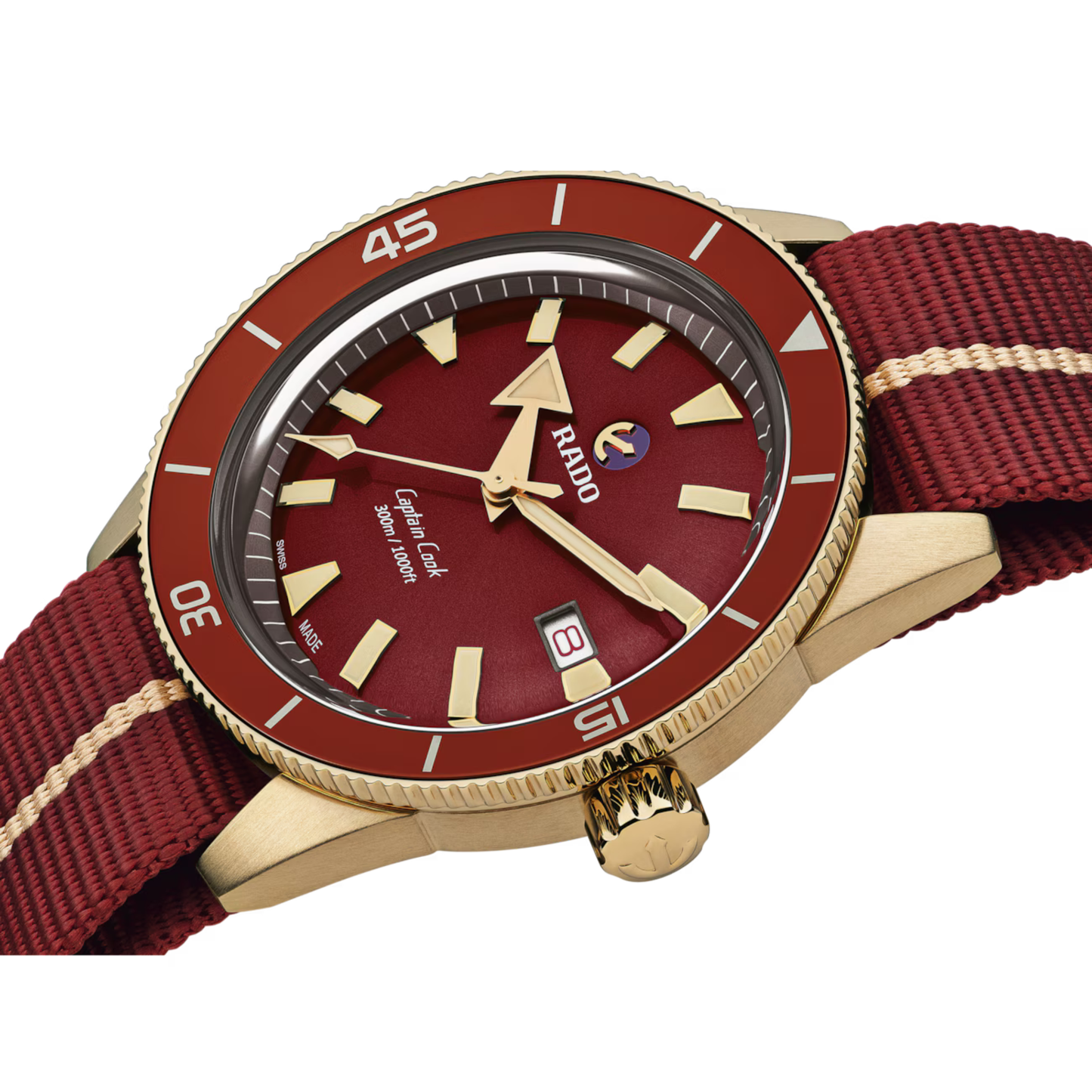 Rado Captain Cook Red Bronze Ceramic Automatic Watch 42 mm