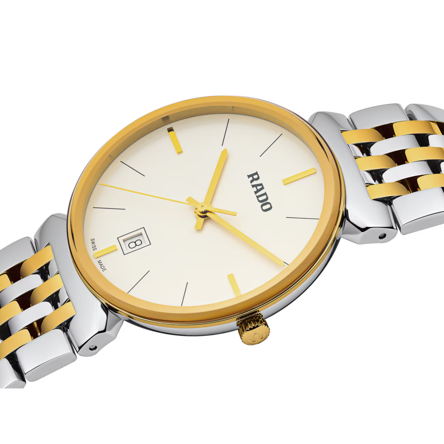 Rado Florence Classic White Two-Tone Stainless Steel Watch 38 mm