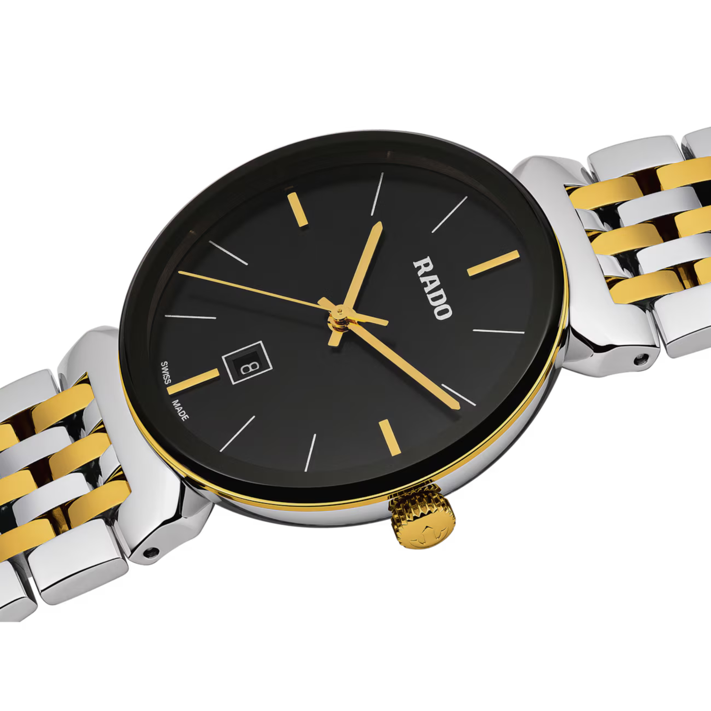 Rado Florence Classic Black Two-Tone Stainless Steel Watch 30 mm