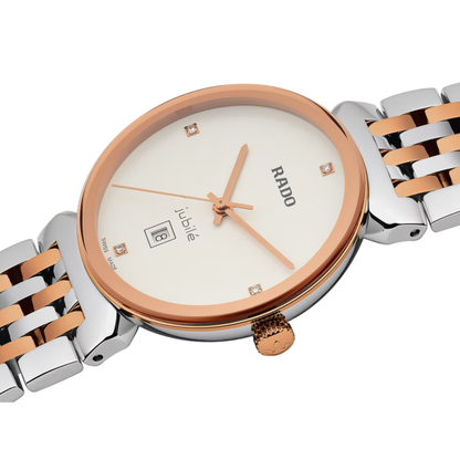 Rado Florence Classic White Two-Tone Stainless Steel Watch 30 mm