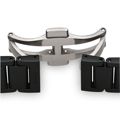 Rado True Round Diamonds Black Ceramic Automatic Watch 40 mm