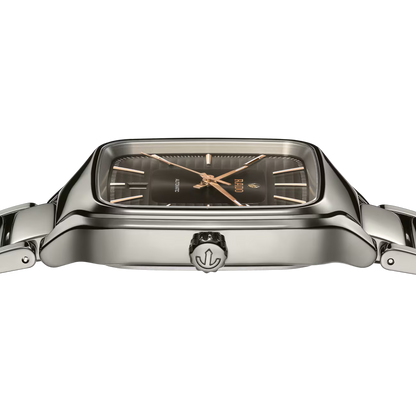 Rado True Square Grey Ceramic Titanium Automatic Watch 38 mm